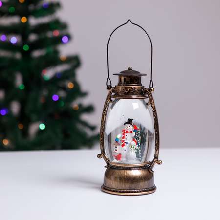 Лампа декоративная BABY STYLE Новогодняя 2 снеговика USB