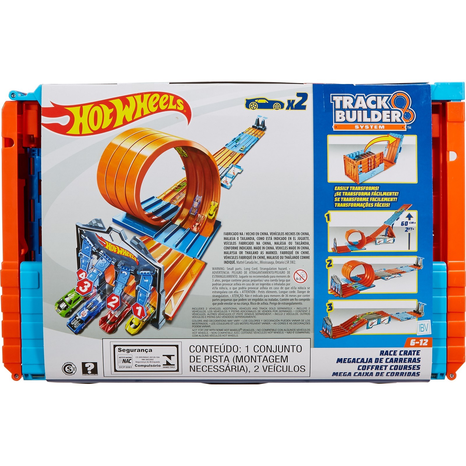 Дополнительная секция Hot Wheels Сундучок для гонок с пусковой установкой FTH77 - фото 3