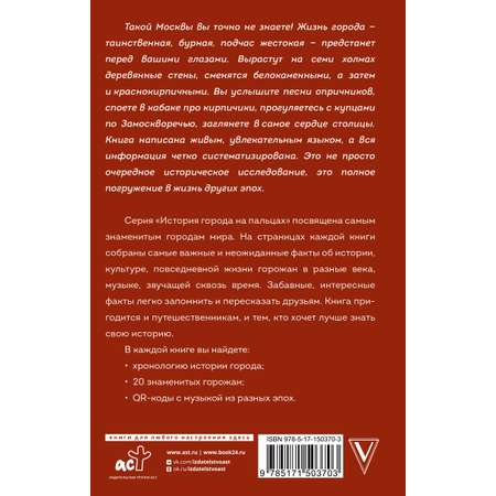 Книги АСТ Москва. Полная история города