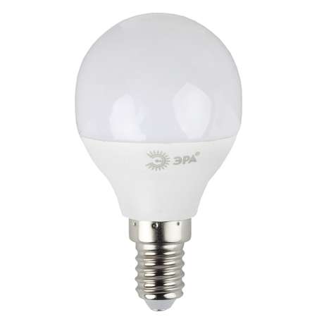 Лампочка светодиодная Эра Red Line LED P45-8W-840-E14 шар нейтральный белый свет