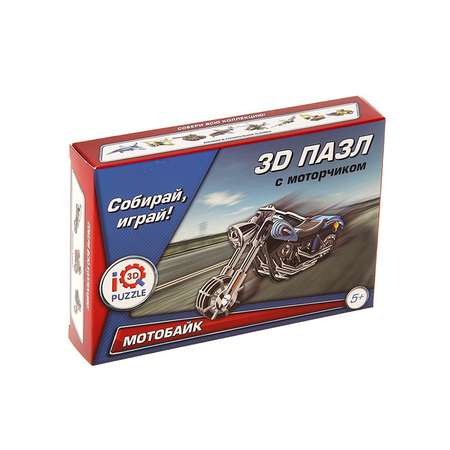 3D Пазл IQ 3D PUZZLE Мотоцикл Wide G (инерц.)
