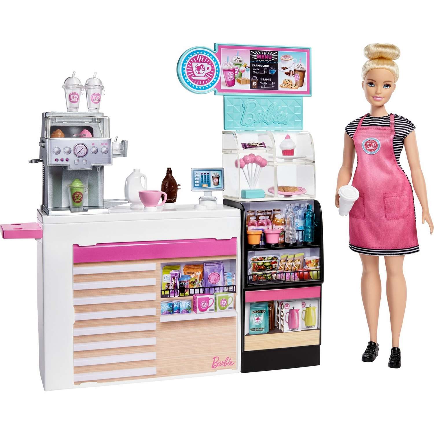 Набор игровой Barbie Кем быть Кофейня GMW03 GMW03 - фото 1