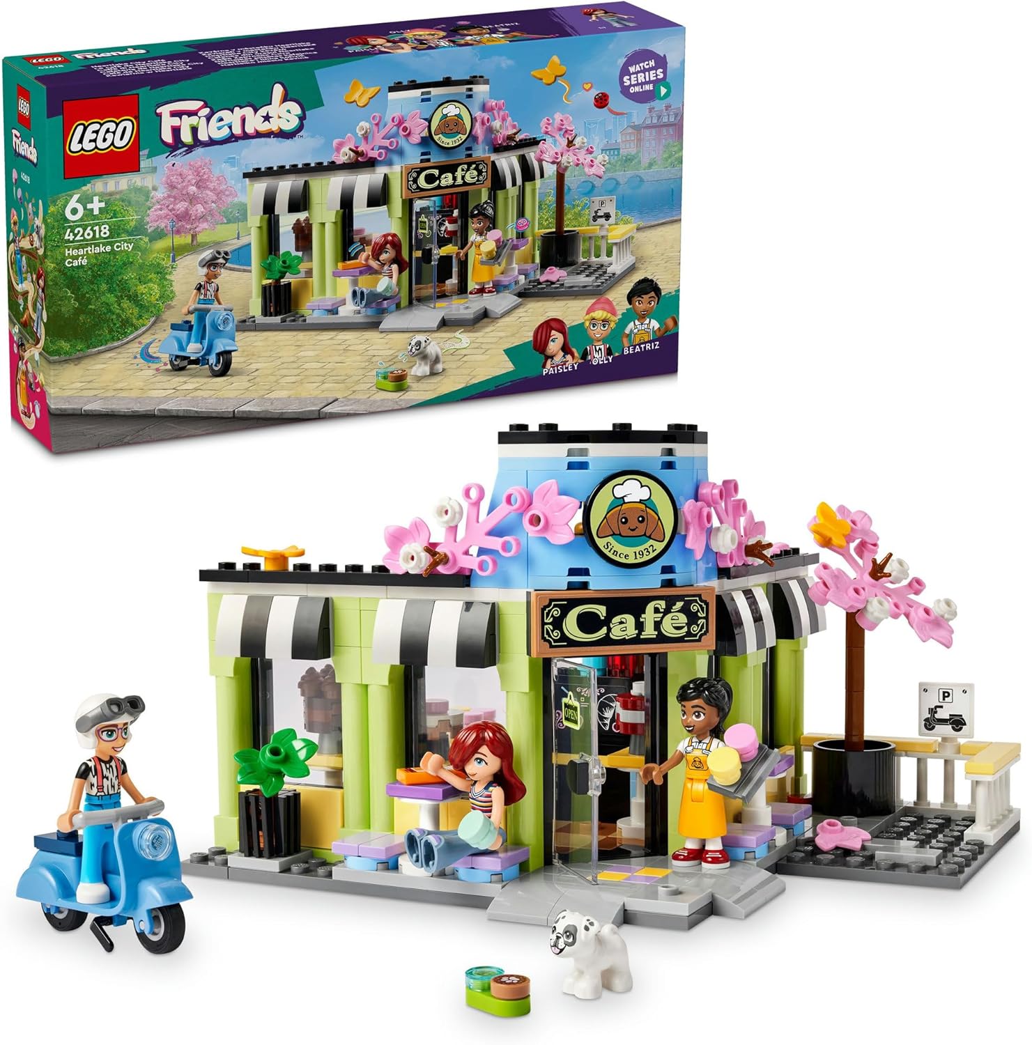 Конструктор LEGO Friends Кафе Хартлейк Сити 42618 - фото 1