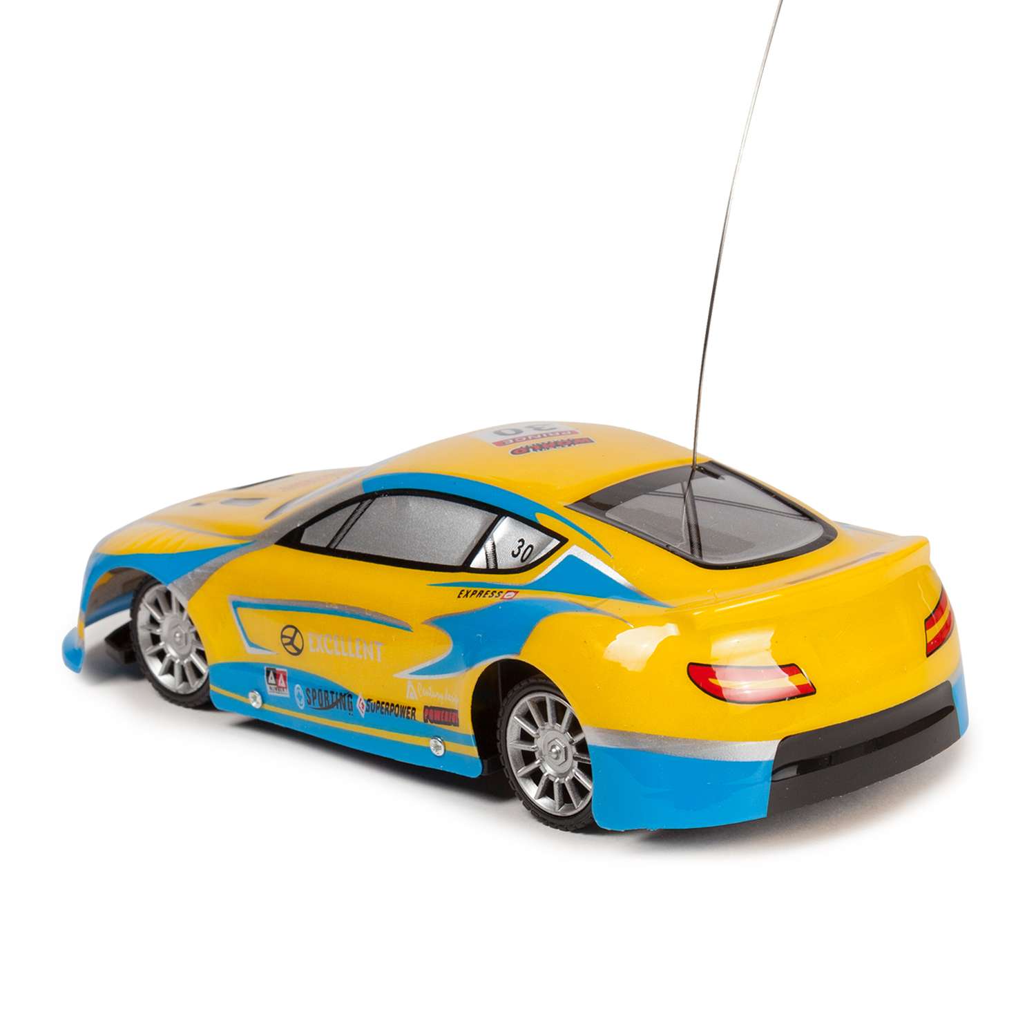 Машинка на радиоуправлении Mobicaro Super Drift Neon Жёлтая - фото 5