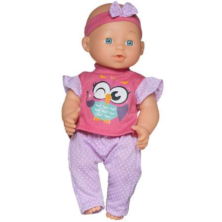 Игровой набор Junfa Пупс My Sweet Love playset 35 см c сумочкой Совенок и игровыми предметами