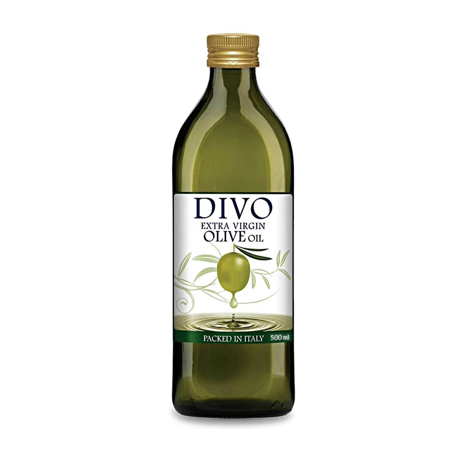 Масло оливковое DIVO Extra Virgin 0.5 л стеклянная бутылка - фото 1