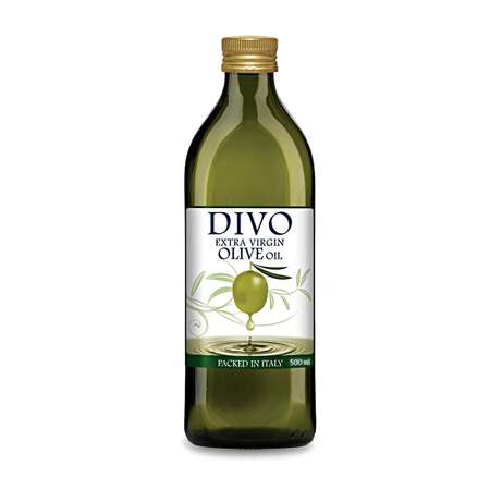 Масло оливковое DIVO Extra Virgin 0.5 л стеклянная бутылка