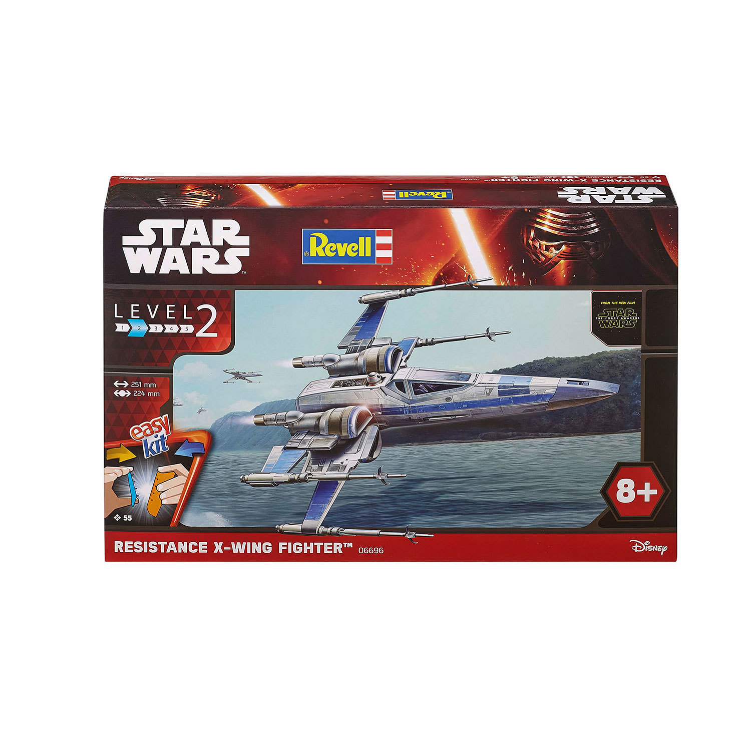 Модель для сборки Revell Звездные войны Истребитель X-Wing Сопротивления Easykit 06696 - фото 1