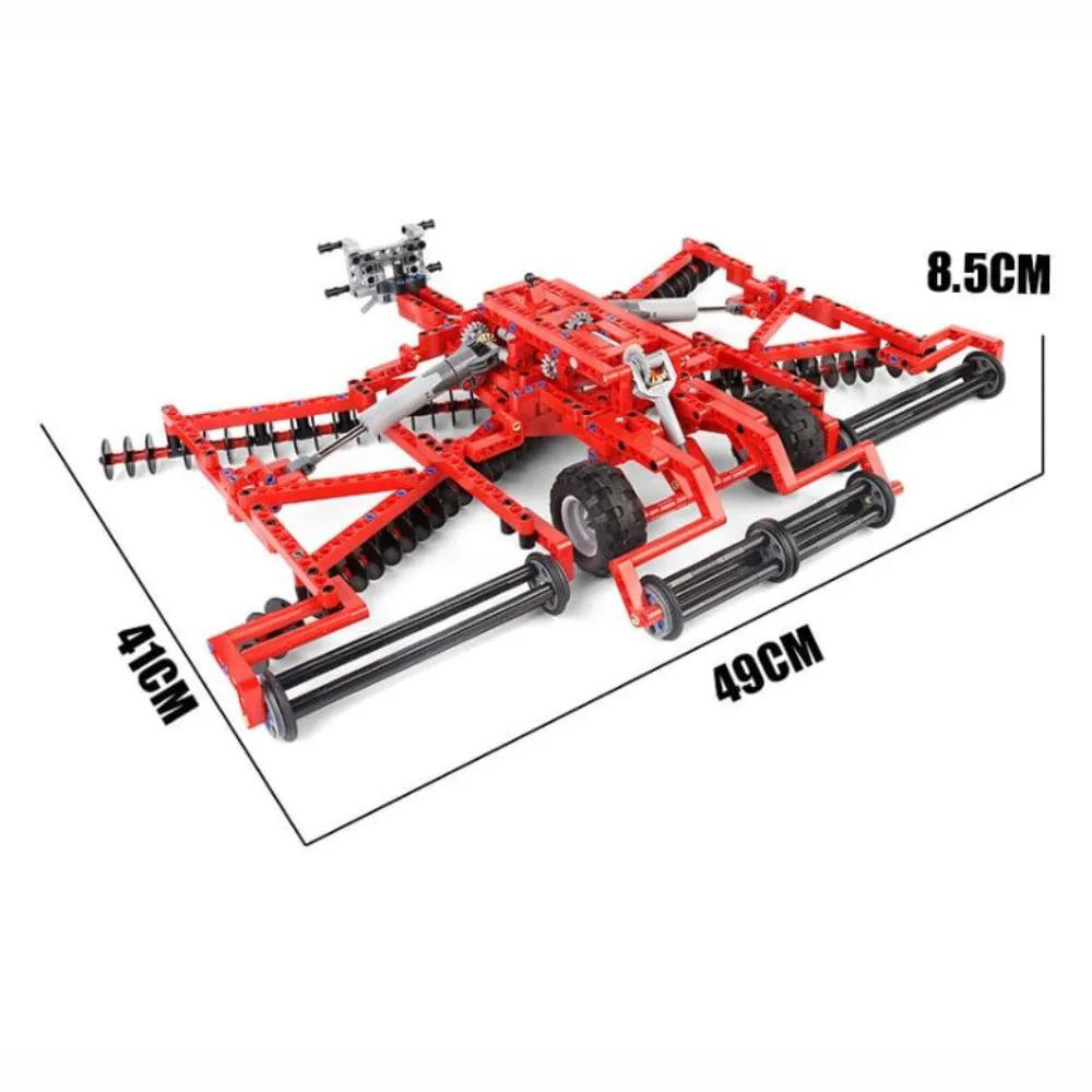 Конструктор Mould King Дополнение к трактору JCB Fastrac 4000 3098 деталей - фото 11