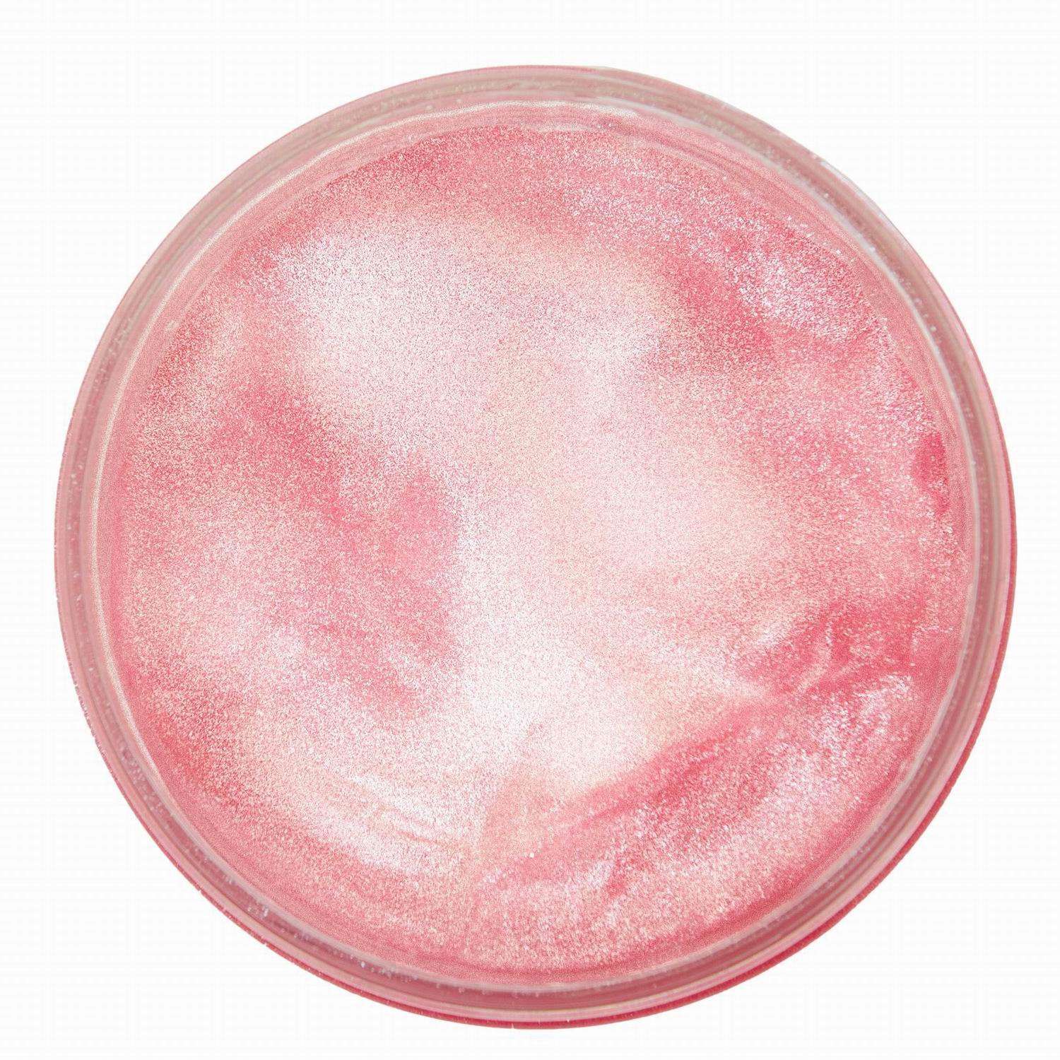 Гель мусс для тела Glowgirl с мерцающими частицами детский розовая Вишня 200мл Эко продукт - фото 4