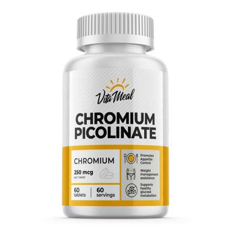 Комплексная пищевая добавка VitaMeal Пиколинат хрома 60 таблеток