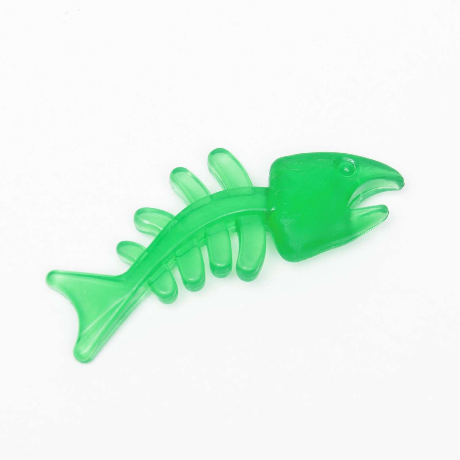 Игрушка Пижон жевательная «Планктон»прозрачная PP 12.5 см зелёная - фото 3