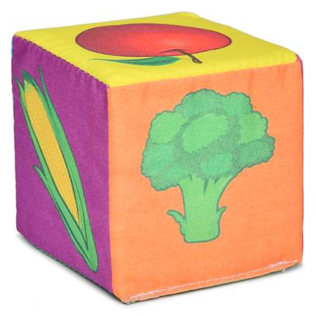 Кубики для малышей Русский стиль Веселый огород 6шт Д-414-18