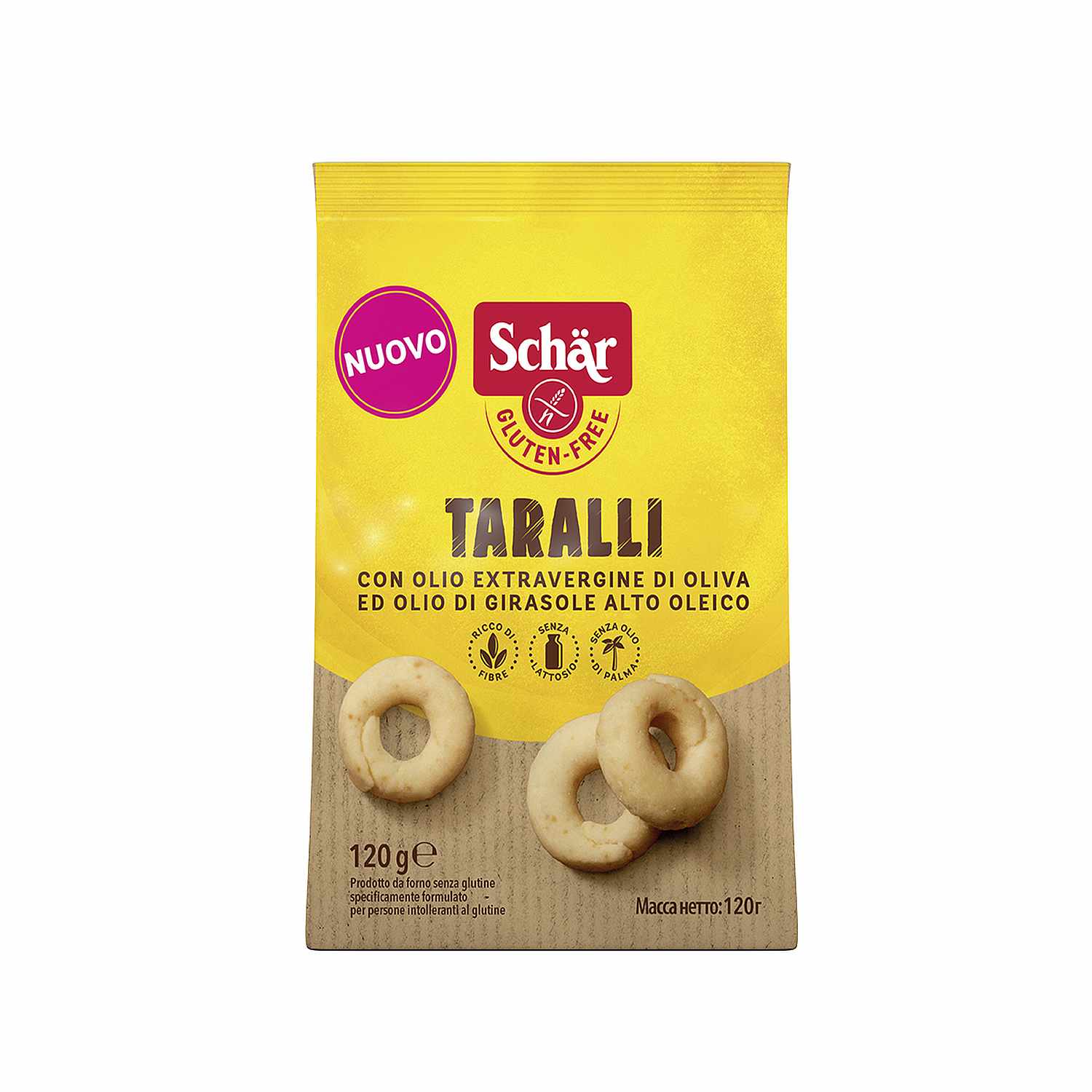 Сушки безглютеновые Schaer Taralli 120 г - фото 1