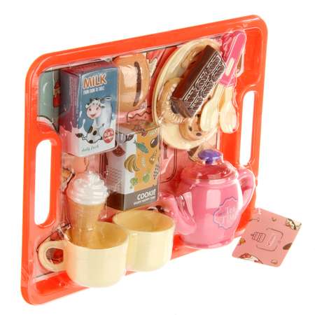 Детская посуда игрушечная Veld Co с продуктами