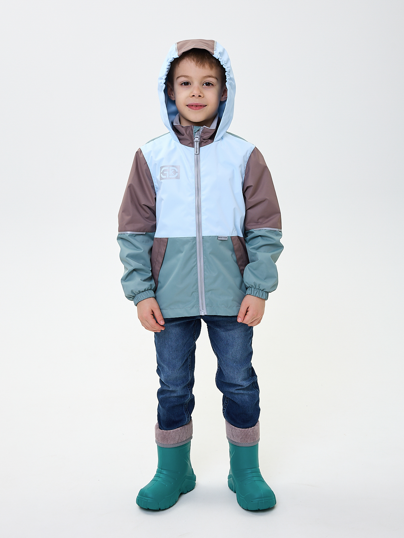 Ветровка GooDvinKids В10021-02/голубоймикс - фото 3