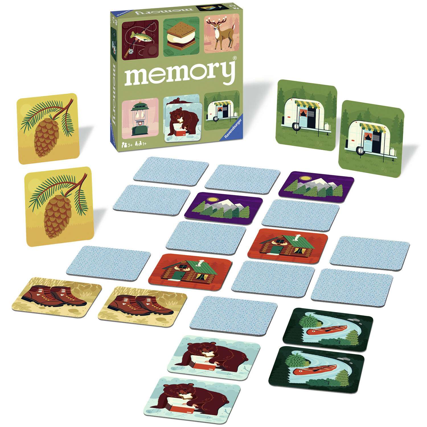 Игра настольная Ravensburger Мемори На природе 48 карточек 20359 - фото 3