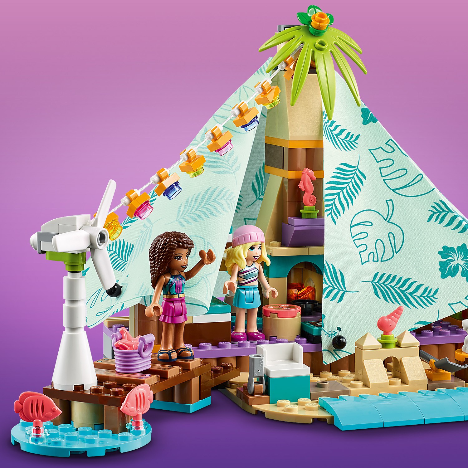 Конструктор LEGO Friends Кэмпинг на пляже 41700 - фото 14