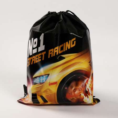 Сумка для обуви ArtFox «Street racing». 41х30х0.5см