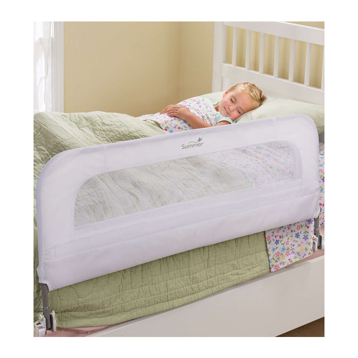 Ограничитель для кровати Summer Infant универсальный Single Fold Bedrail белый - фото 2