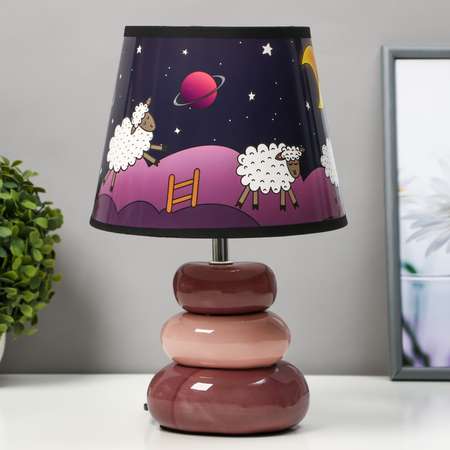 Настольная лампа Sima-Land «Ночная сказка» Е14 15Вт 20х20х32 см