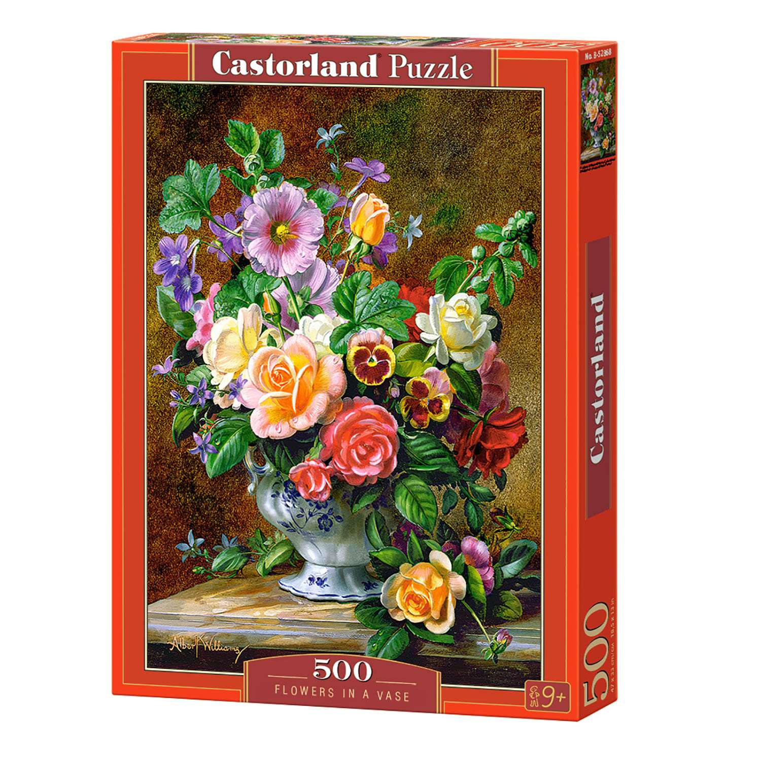 Пазл Castorland Цветы в вазе 500 деталей - фото 1