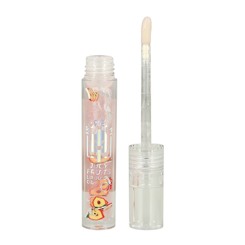 Масло-блеск для губ ISCREAM Juicy fruits тон 04 soft peach - фото 4