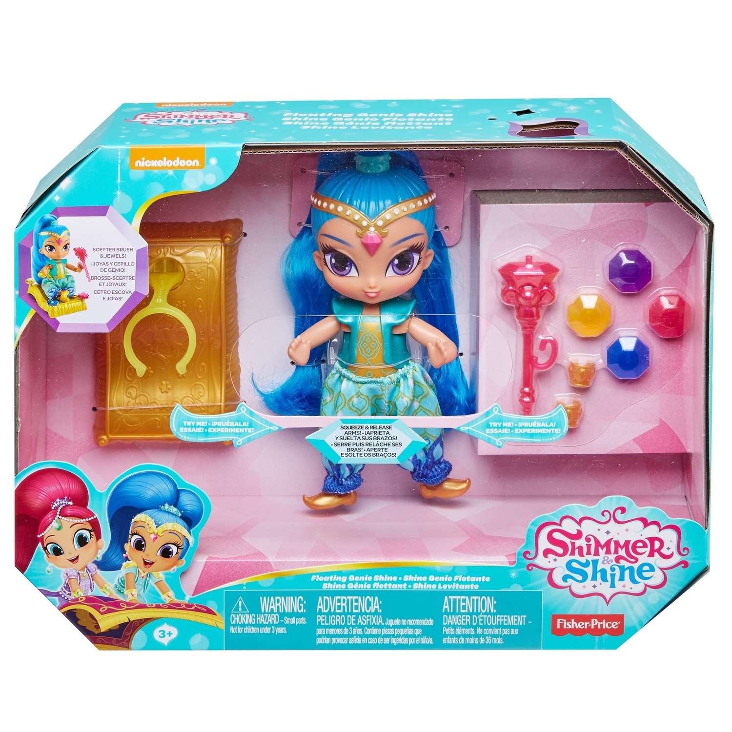 Фигурка Shimmer and Shine Джинн Шайн FHN30 FHN28 - фото 2