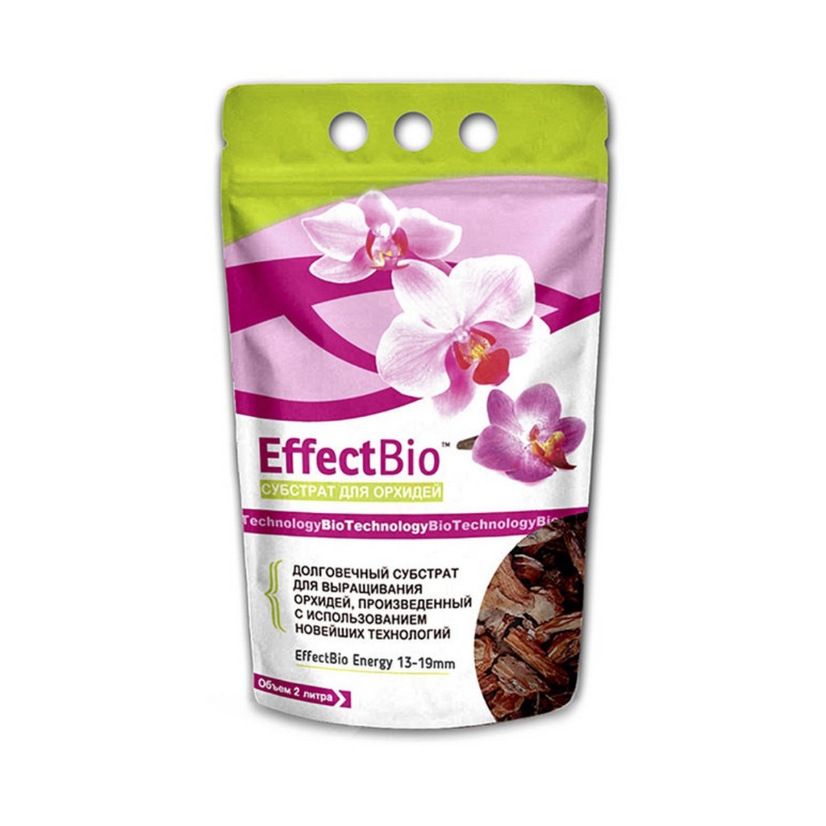 Субстрат EffectBio для орхидей Energy 13-19mm 2л - фото 1