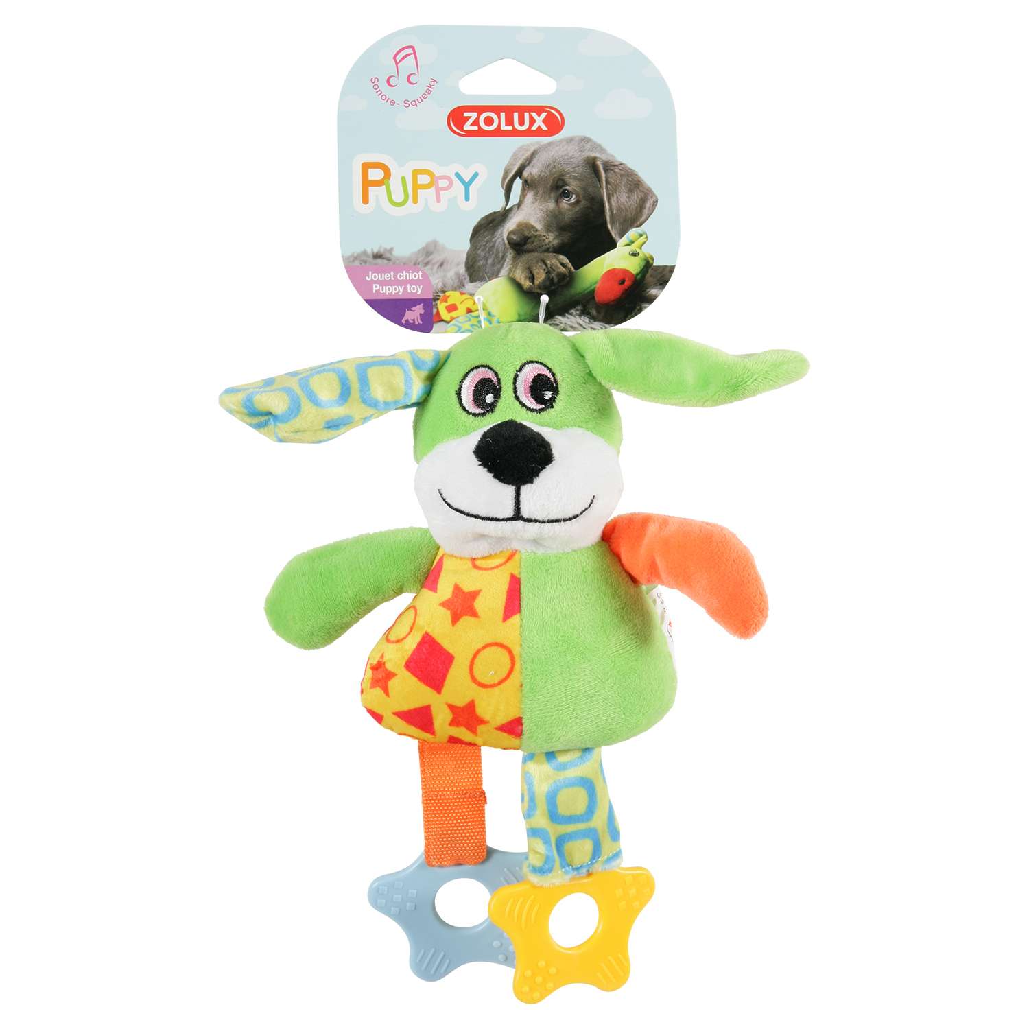 Игрушка для собак Zolux Собака Зеленая - фото 1