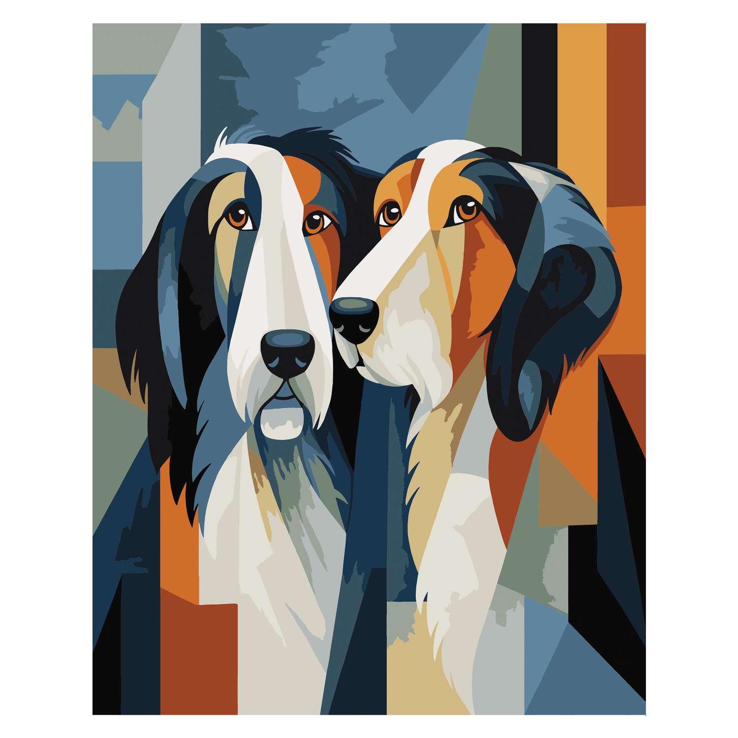 Картина по номерам Art sensation холст на подрамнике 40х50 см Арт собаки - фото 2