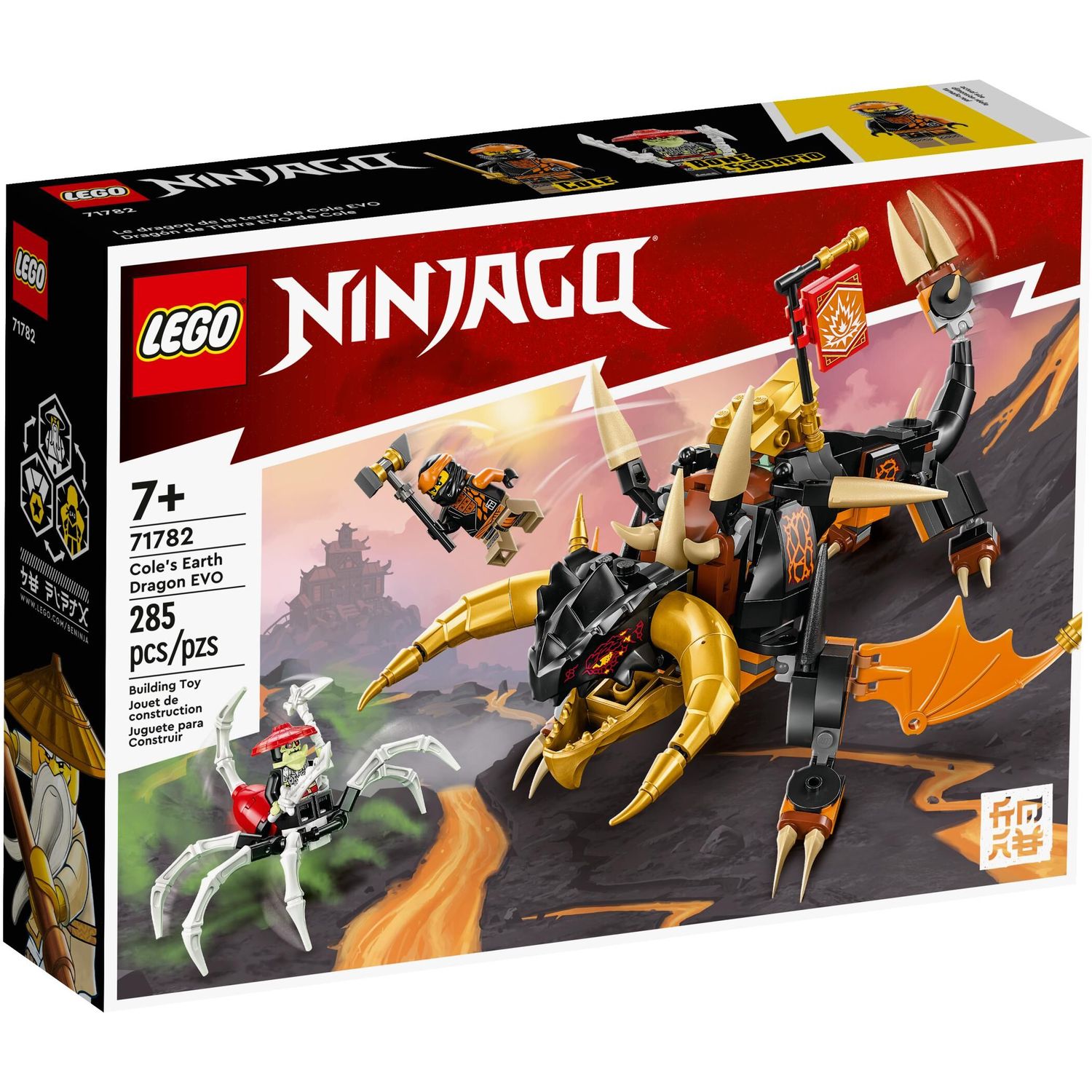 Конструктор LEGO NINJAGO Земляной дракон Коула EVO (71782)