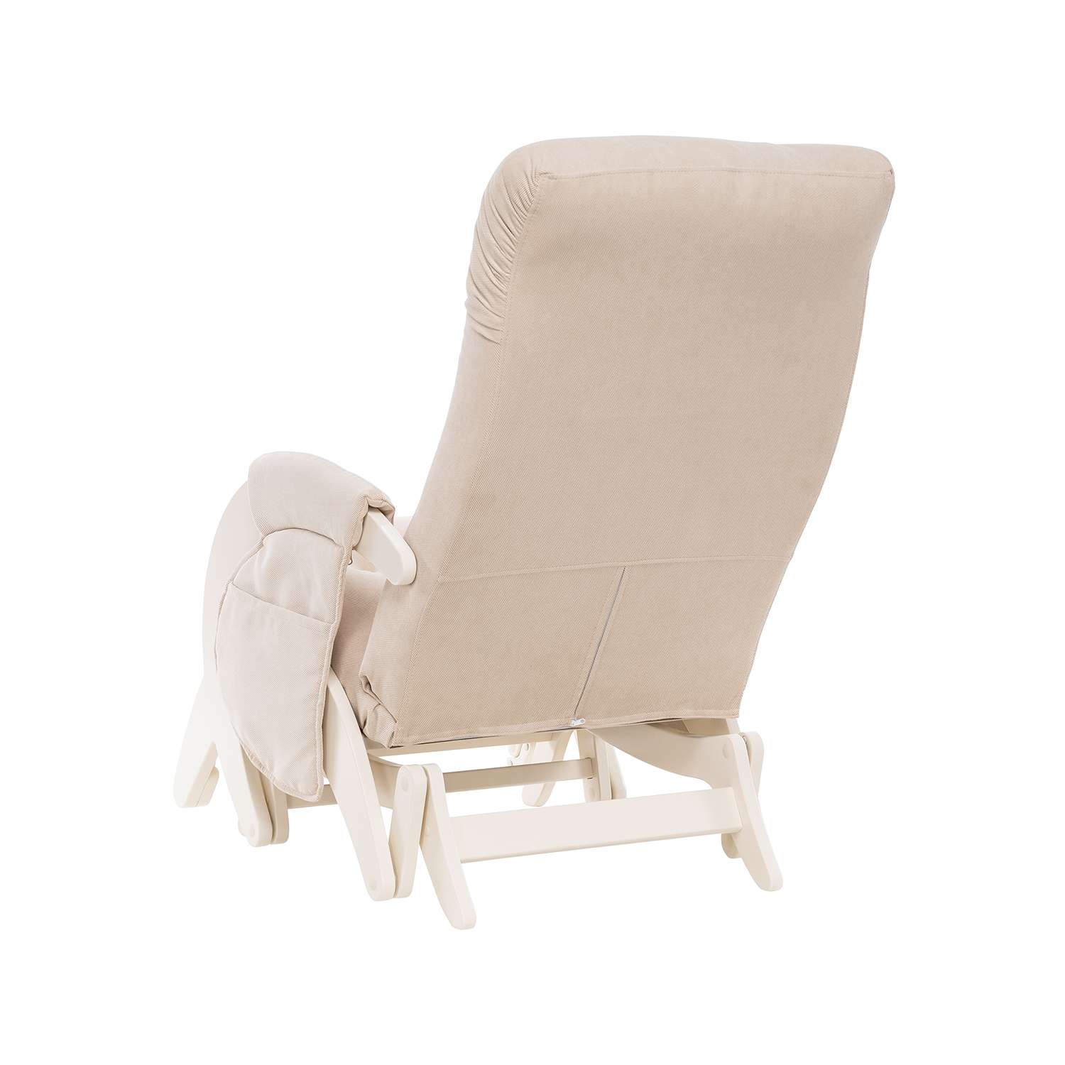 Кресло для кормления Milli Dream с карманами Дуб шампань ткань Verona Vanilla - фото 9