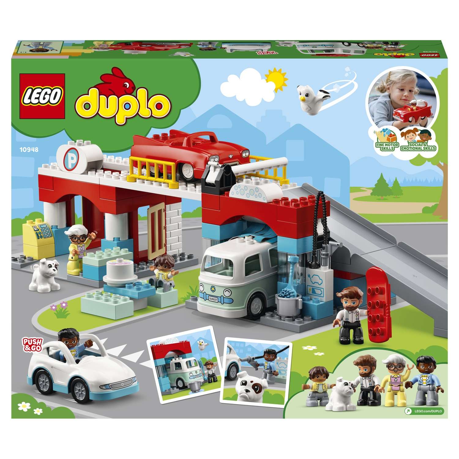 Конструктор LEGO DUPLO Town Гараж и автомойка 10948 - фото 3