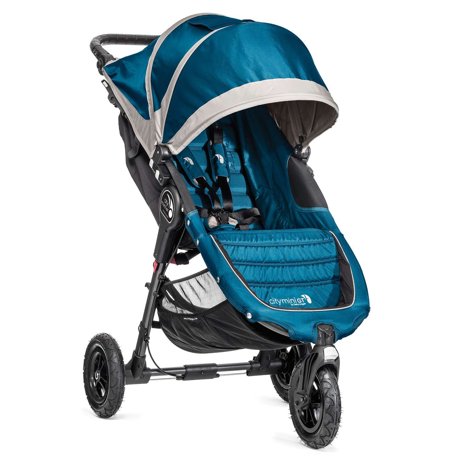 Коляска Baby Jogger City Mini GT с бампером Teal - фото 8