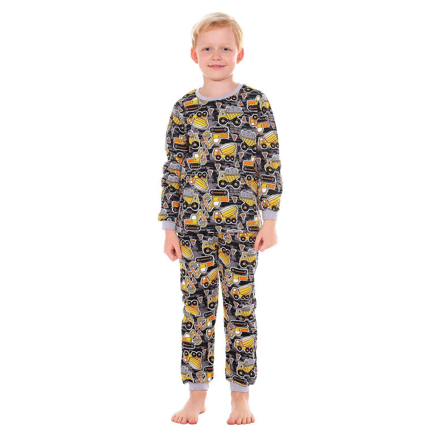 Пижама Детская Одежда 0411КД1/темно-серый - фото 1