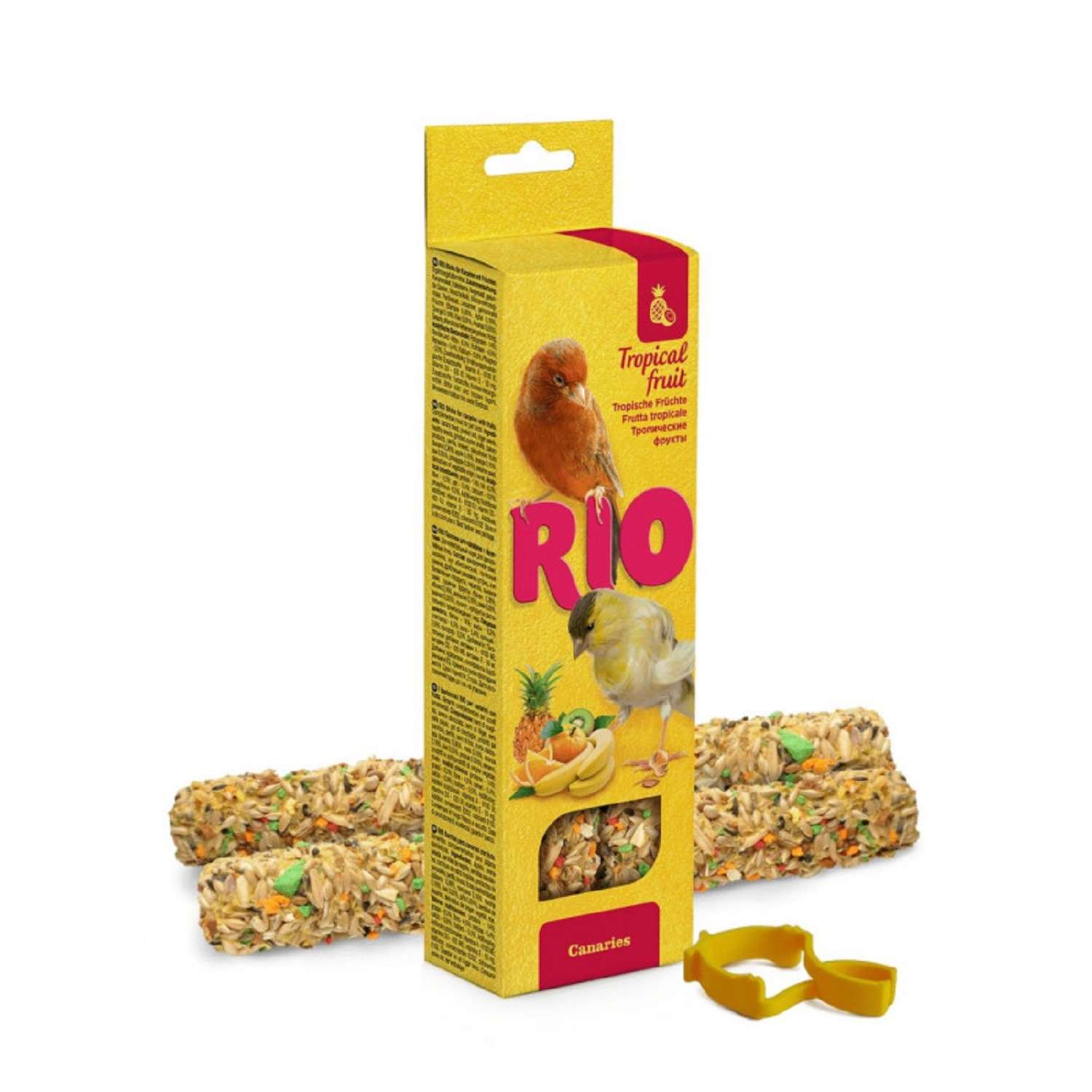 Палочки для канареек RIO с тропическими фруктами 2*40г - фото 1