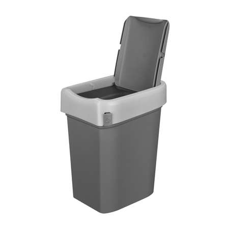 Контейнер Econova для мусора Smart Bin 50л серый