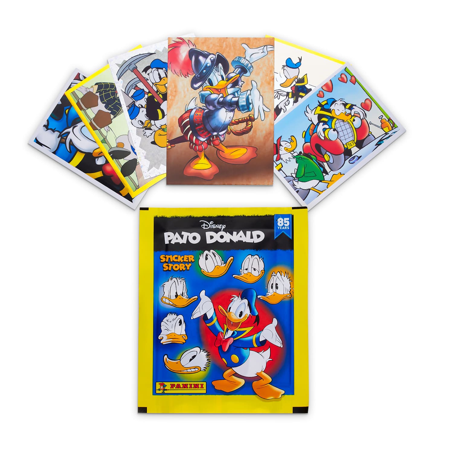 Бокс с наклейками Panini Donald Duck Дональд Дак 50 пакетиков - фото 3