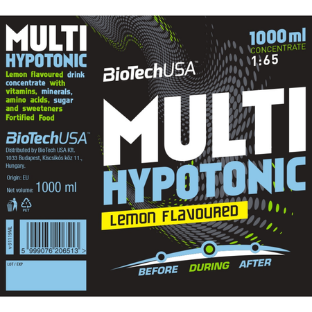 Гипотоник BiotechUSA Multi Hypotonic 1000 мл. Лимон