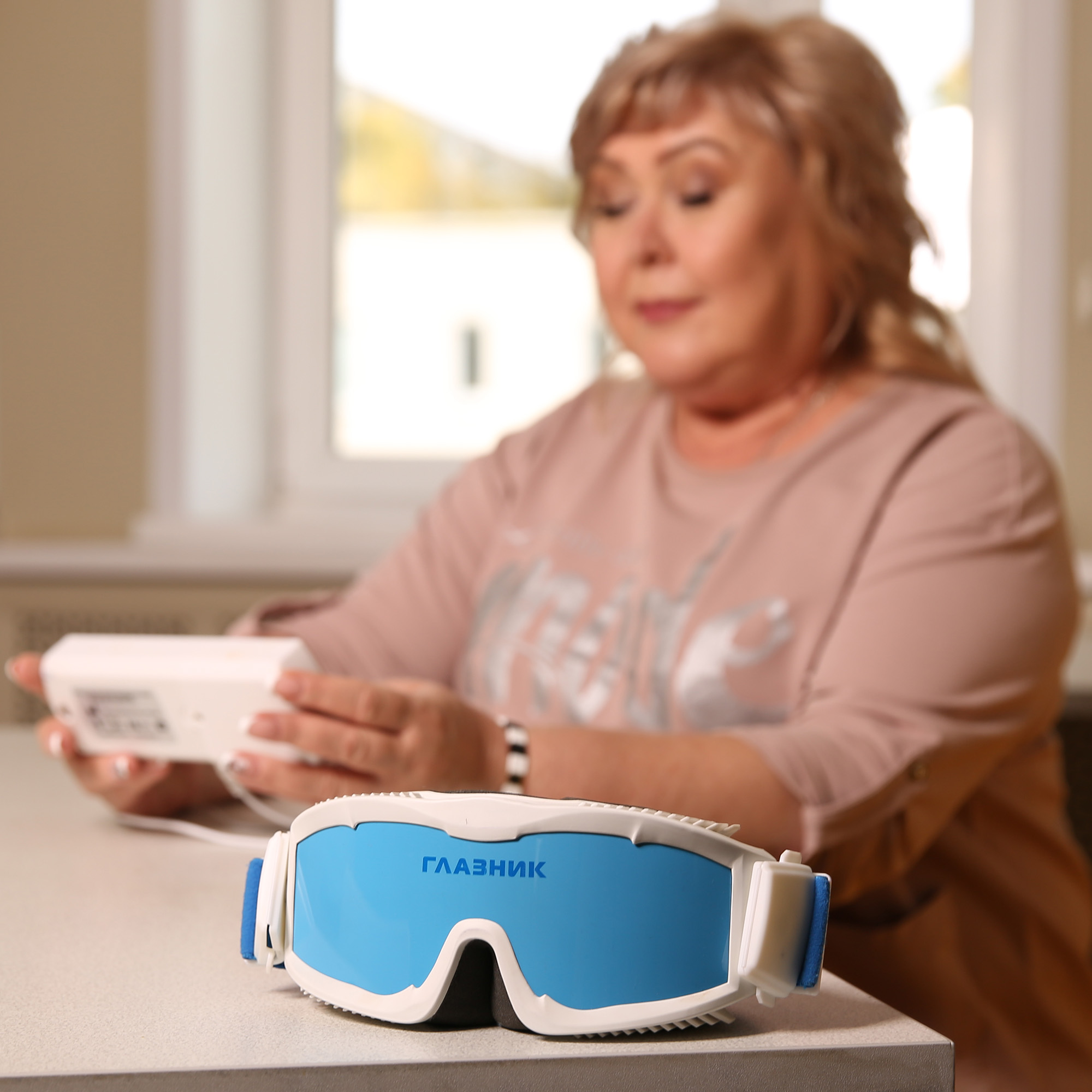Физиотерапевтический аппарат Selfdocs Глазник для зрения очки тренажеры для снятия усталости глаз - фото 19