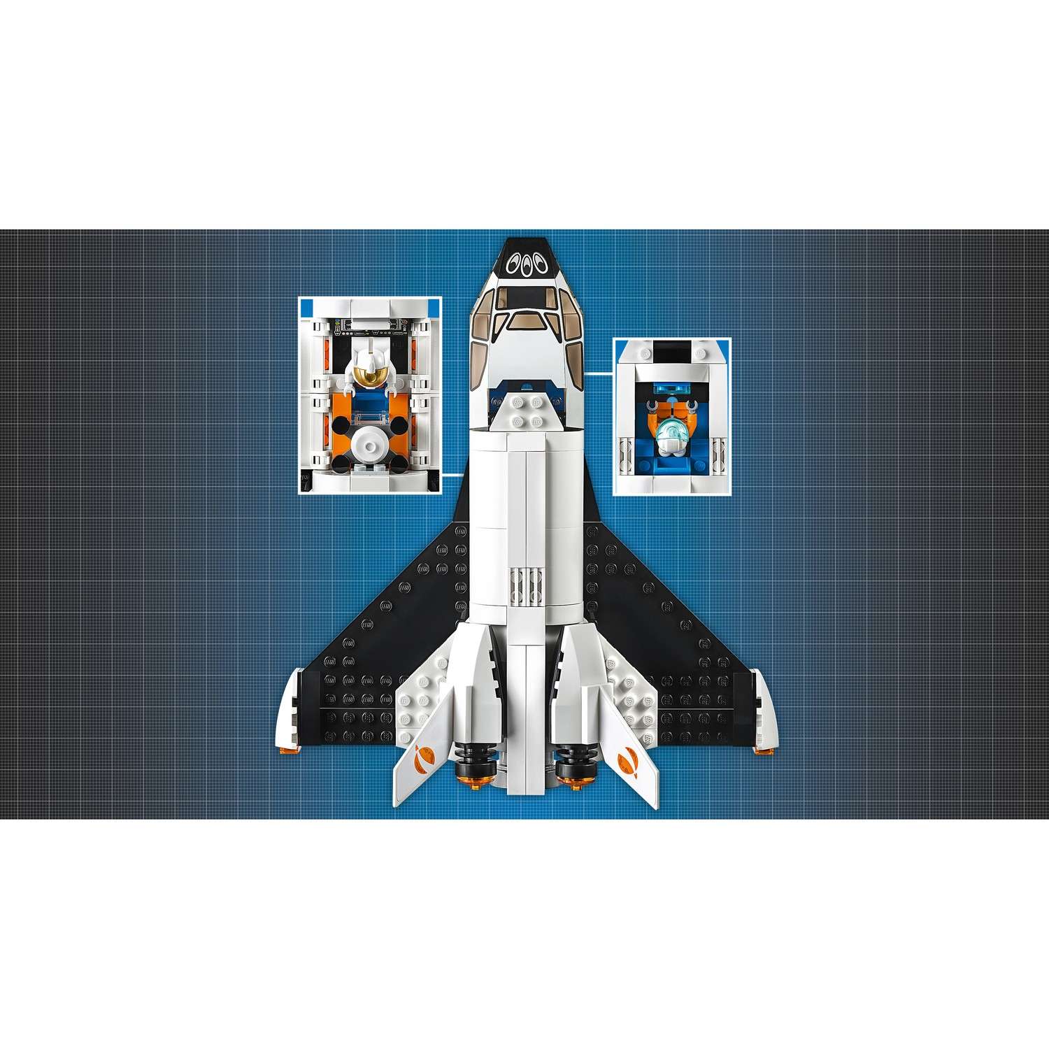 Конструктор LEGO City Space Port Шаттл для исследований Марса 60226 - фото 7