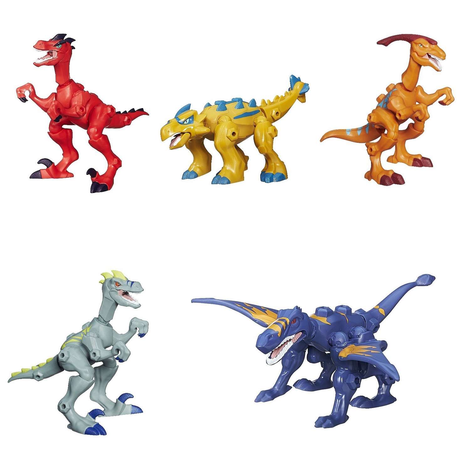 Фигурки динозавров HEROMASHERS разборные в ассортименте - фото 1