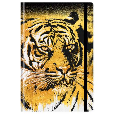 Ежедневник недатированный А5 BG 129 лист Golden tiger