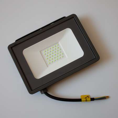 Прожектор светодиодный Фарлайт 30Вт 6500К IP65 Зеленый свет серый корпус