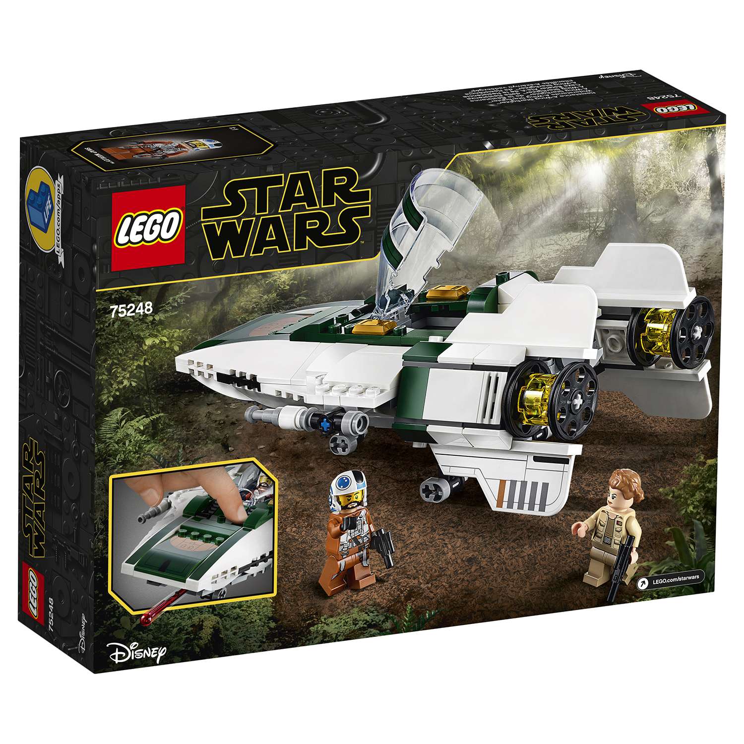 Конструктор LEGO Star Wars Episode IX Звездный истребитель повстанцев типа А 75248 - фото 3