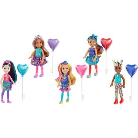 Кукла Barbie Челси в ярких нарядах для вечеринки в непрозрачной упаковке (Сюрприз) GTT26