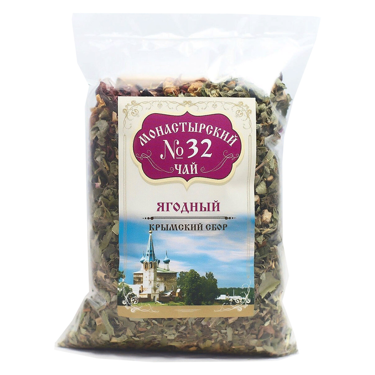 Чай Монастырские травы 32 Ягодный 100 гр. - фото 1