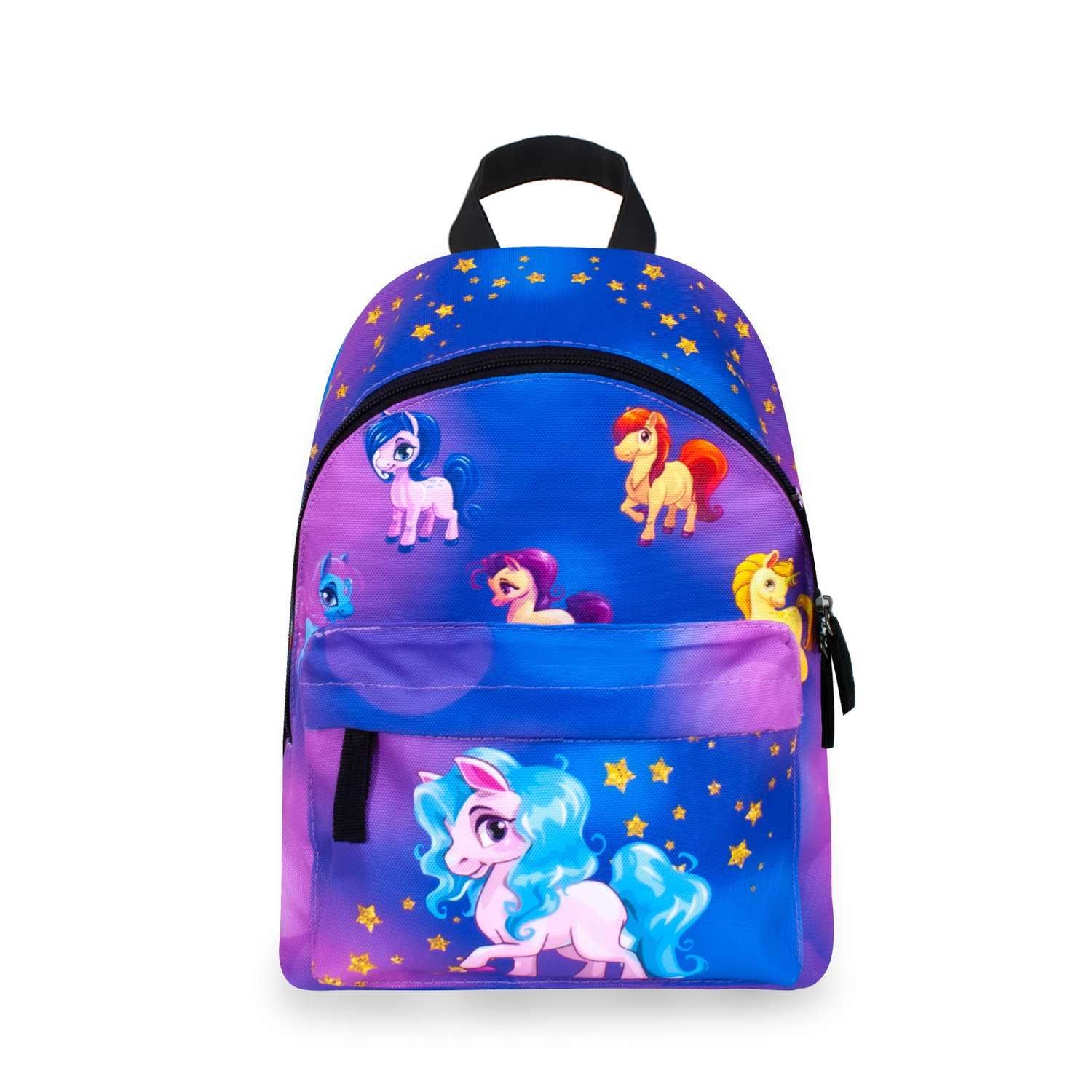 Рюкзак дошкольный Darika в детский сад маленький радужные пони - фото 1