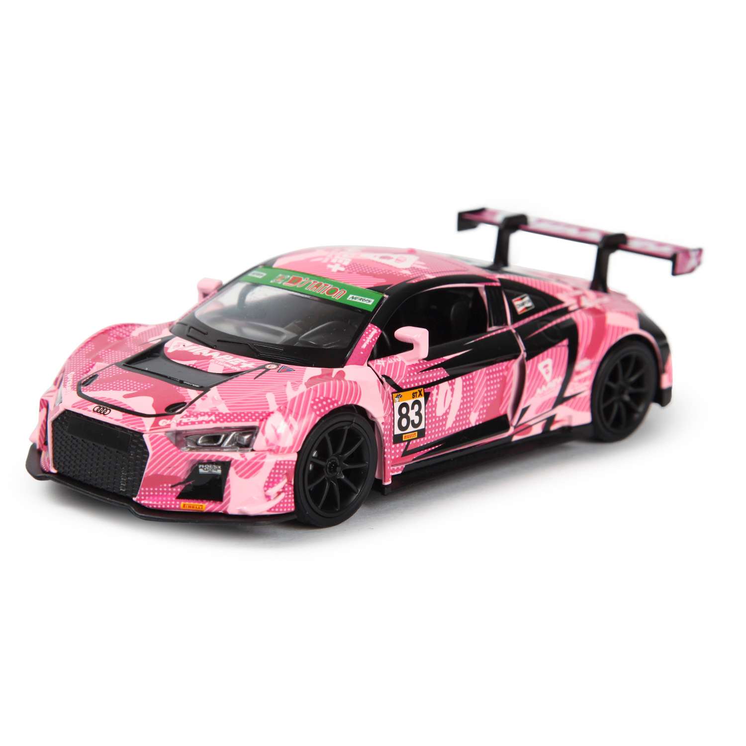 Машинка Mobicaro 1:32 Audi Macau Grand Prix 2020 Evisu Pink DTM 664992(I) 664992(I) - фото 1
